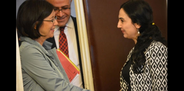 Yüksekdağ, AGİT Parlamenter Asamblesi Başkanı Muttonen ile görüştü