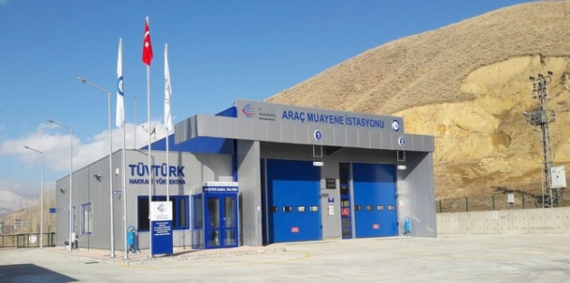 Yüksekova TÜVTÜRK araç muayene istasyonu hizmete girdi