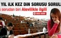 YGS'de Alevilik sorusu