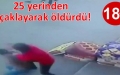25 yerinden bıçaklayarak öldürdü!