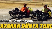 Fransız çiftin bisikletle dünya turu