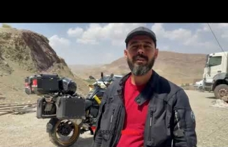 Fransa’dan 22 gün önce motosikletle çıkan turist son durağı Hakkari oldu - Yüksekova