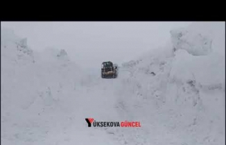 Hakkari İl Özel İl Özel İdaresinden Karla Mücadele - Yüksekova