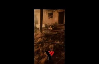 Yüksekova'da Ahırda Çıkan Yangın Korkuttu