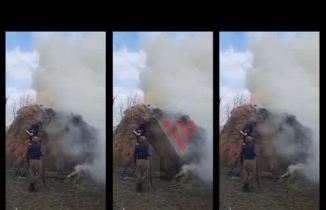 Yüksekova'da Çıkan Yangında 6 Bin Bağ Ot Yandı