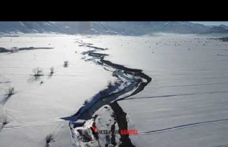 Yüksekova'nın Kar Altındaki Mendereslerin Güzelliği