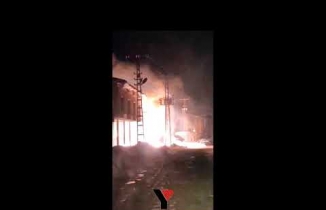 Yüksekova’da trafo bomba gibi patladı