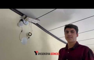 Yüksekovalı Genç Depreme Duyarlı Alarm Cihazı Yaptı