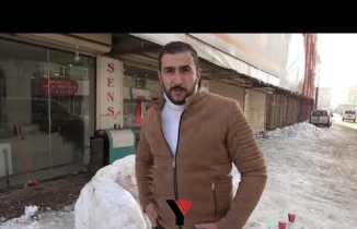 Yüksekovalı Gençler Kardan Kanepe, Buzdolabı Ve Çamaşır Makinesi Yaptı